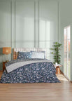 Σετ Σεντόνια ΑΙΓΑΙΟΝ Paradise Floral 100% Βαμβάκι 100X200+35 Floral-Blue-Green